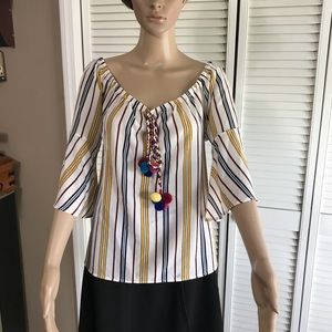 Lily White Shirt NWT‎ SZ LG
